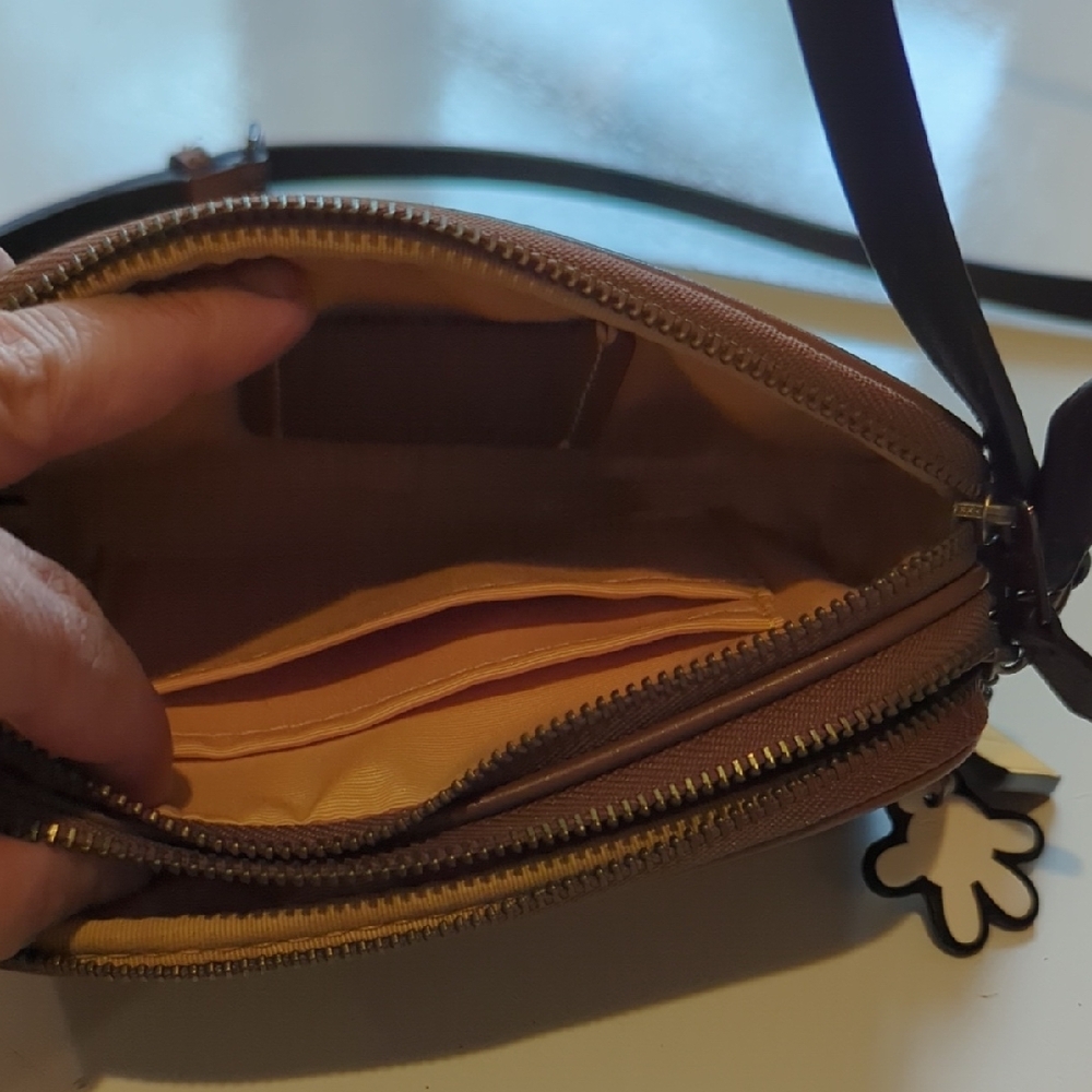 Coach Brown Crossbody Bag with Gold Hardware - Picture 5 of 5